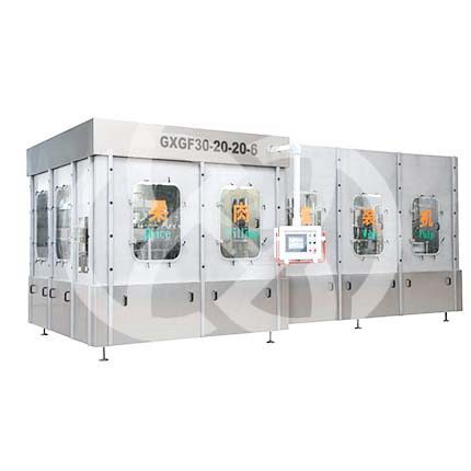 GXGF series fruit pulp filling four in one machine
